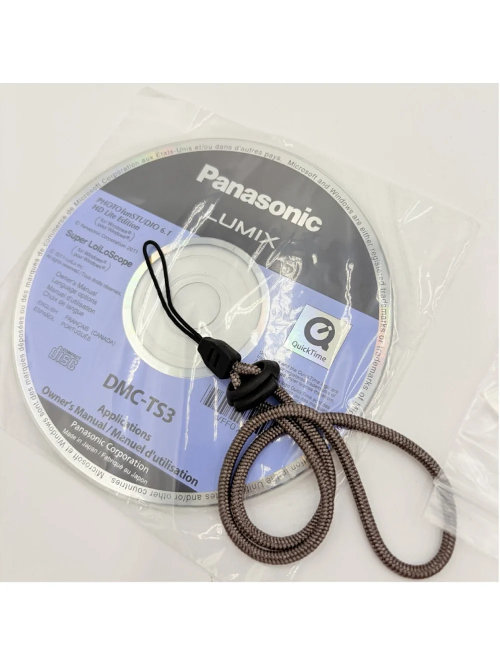 PANASONIC LUMIX DMC-TS3 Blue 12.1MP GPS Waterproof Camera Tested Bundle